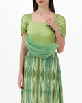 Sage Mist Draped Top & Skirt